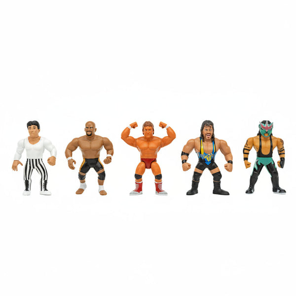 Complete Set of all 7 Series 1 Figures - Damaged Cards (Loose)