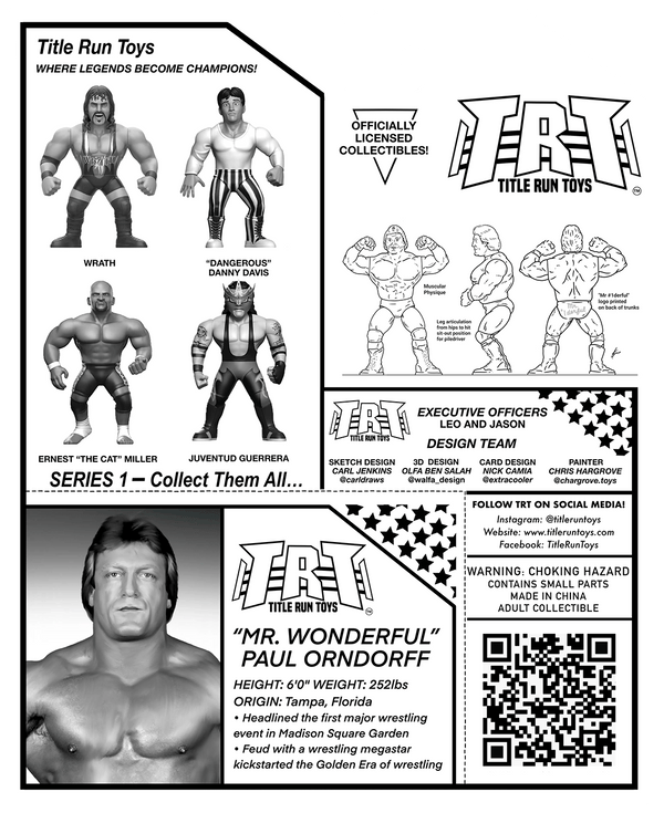 "Mr. Wonderful" Paul Orndorff - Damaged Card