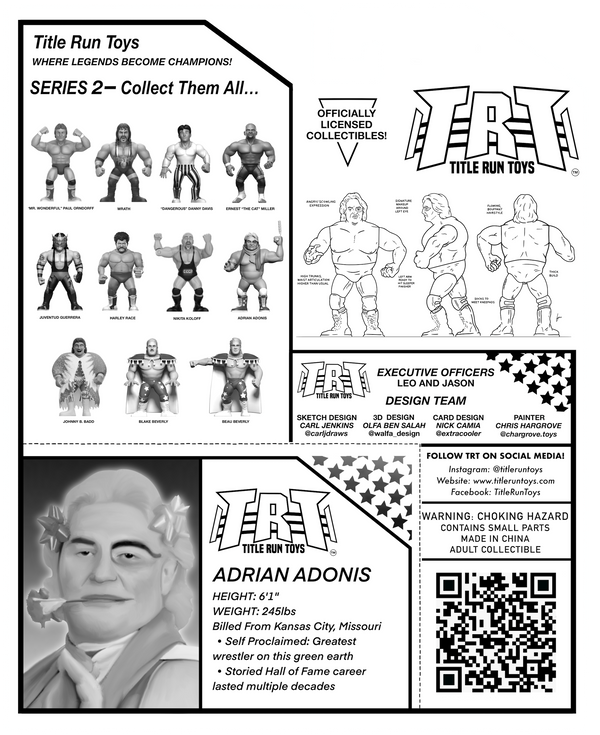 Series II Figure - Adrian Adonis (Pre- Order)