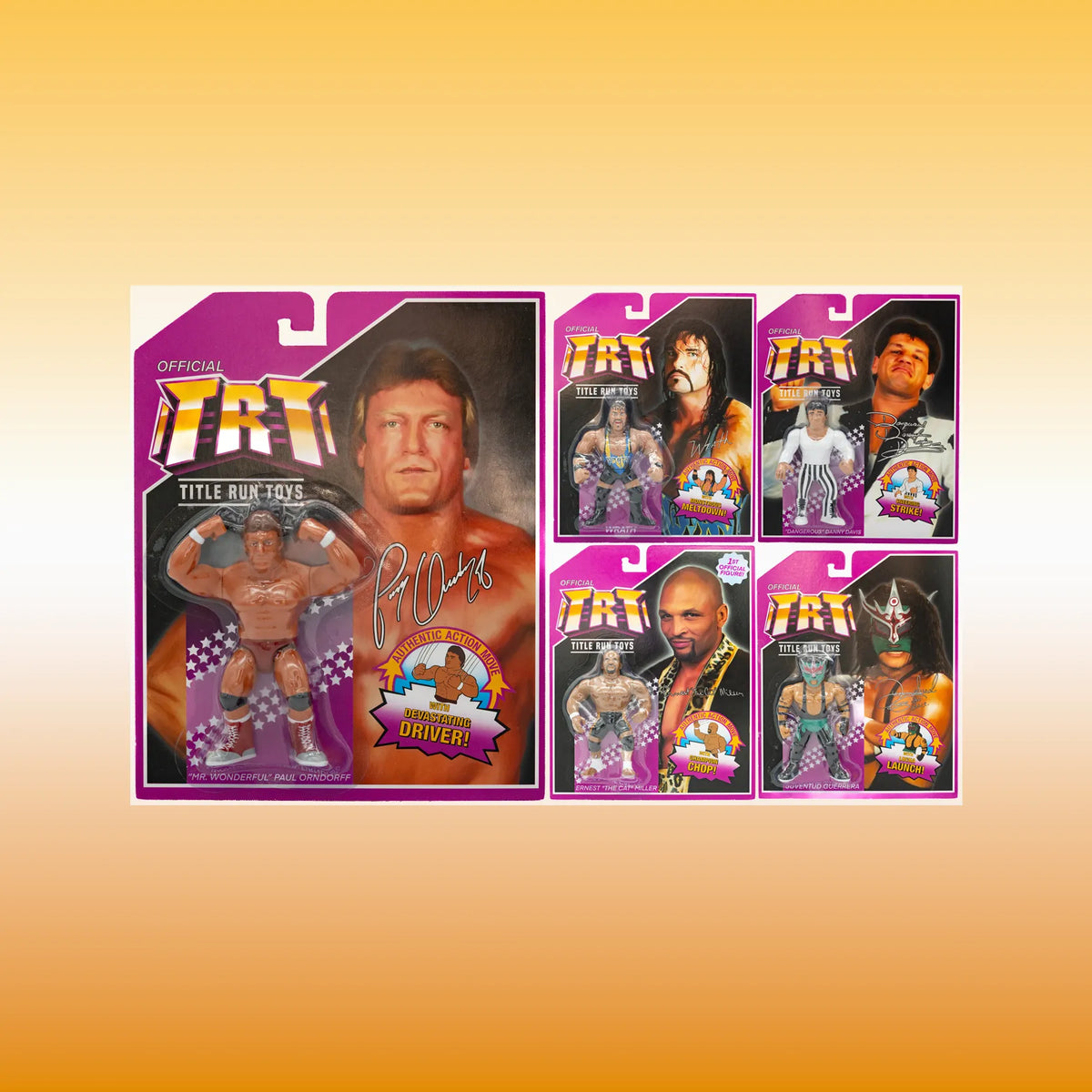 Complete Set of 5 Series 1 Figures – Title Run Toys