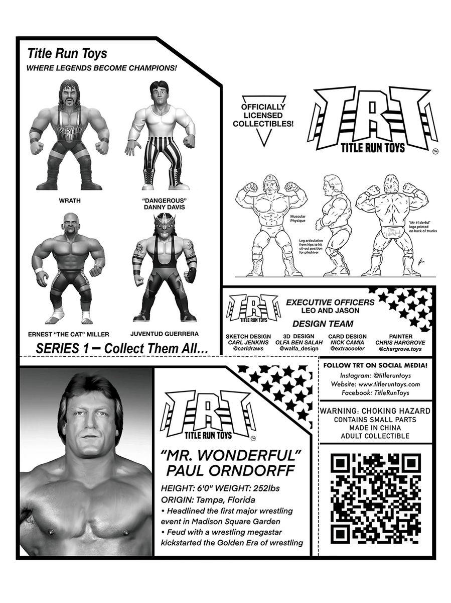 Mr. Wonderful Paul Orndorff - Collectible Toy – Title Run Toys