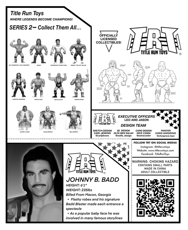 Series II Figure -Johnny B. Badd (Pre-Order)